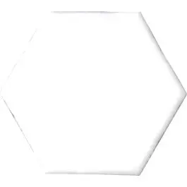 Alcoceram Manual Exagono Blanco Mat 10x11,5 cm Direct Verzonden