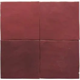 Wandtegel Marrakech Zellige Rood 10x10 cm Bestel Nu