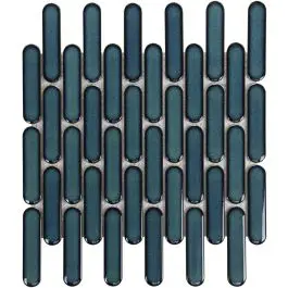 Lage Kosten The Mosaic Factory Sevilla Oval Finger Azure Blue Speckle