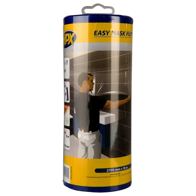 Goedkoop HPX Tapes Easy Mask Film Crepepapier + Dispenser 16 mtr-Per Stuk - 2700 MM