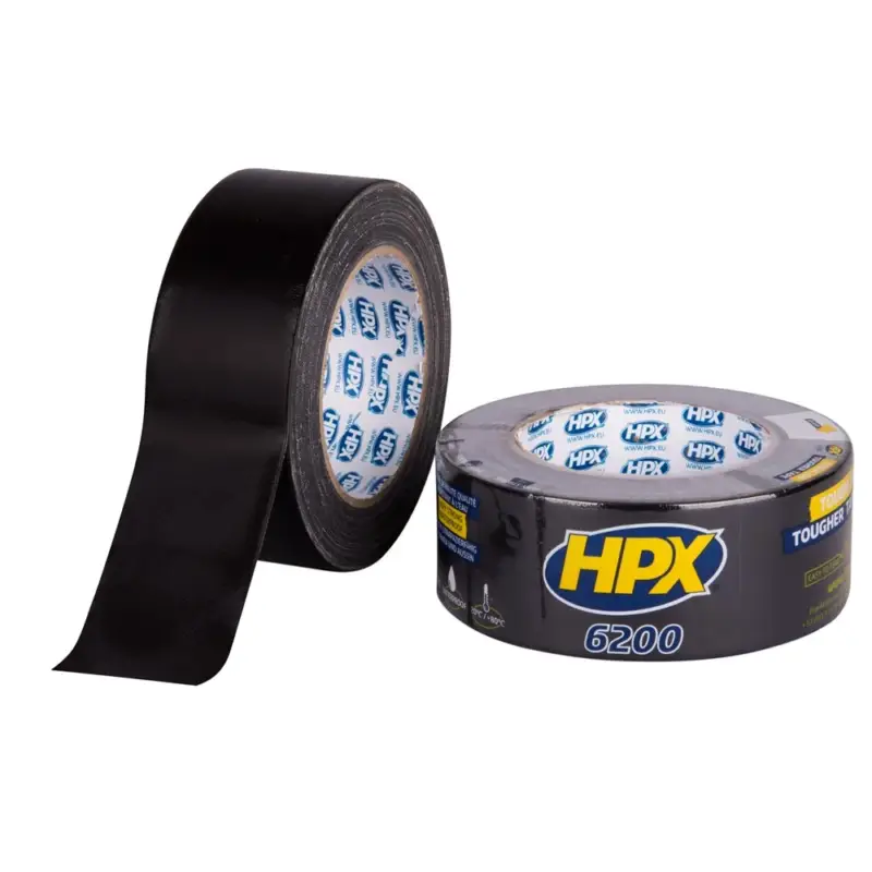 Fabrieksprijs HPX Tapes Pantsertape Zwart 25 mtr-Per Stuk - 48 MM