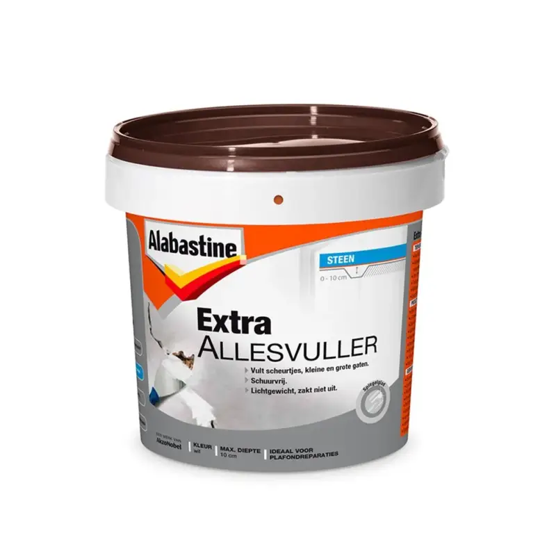 Koopje Alabastine Extra Allesvuller Hout-500 ML - Wit