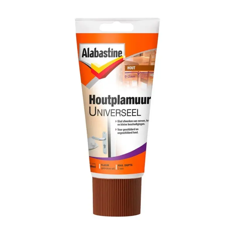Actieprijs Alabastine Houtplamuur Universeel-250 GR - Gebroken wit
