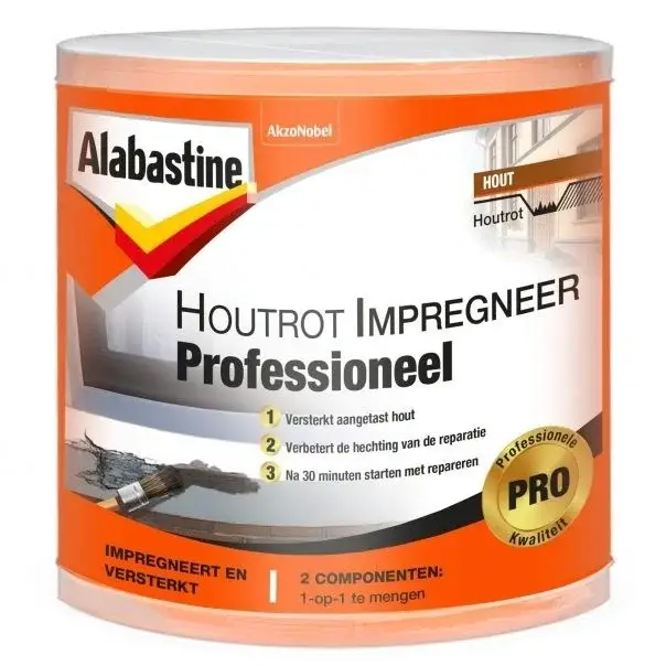 Alabastine Houtrot Impregneer Professioneel-120 ML Gratis Retour