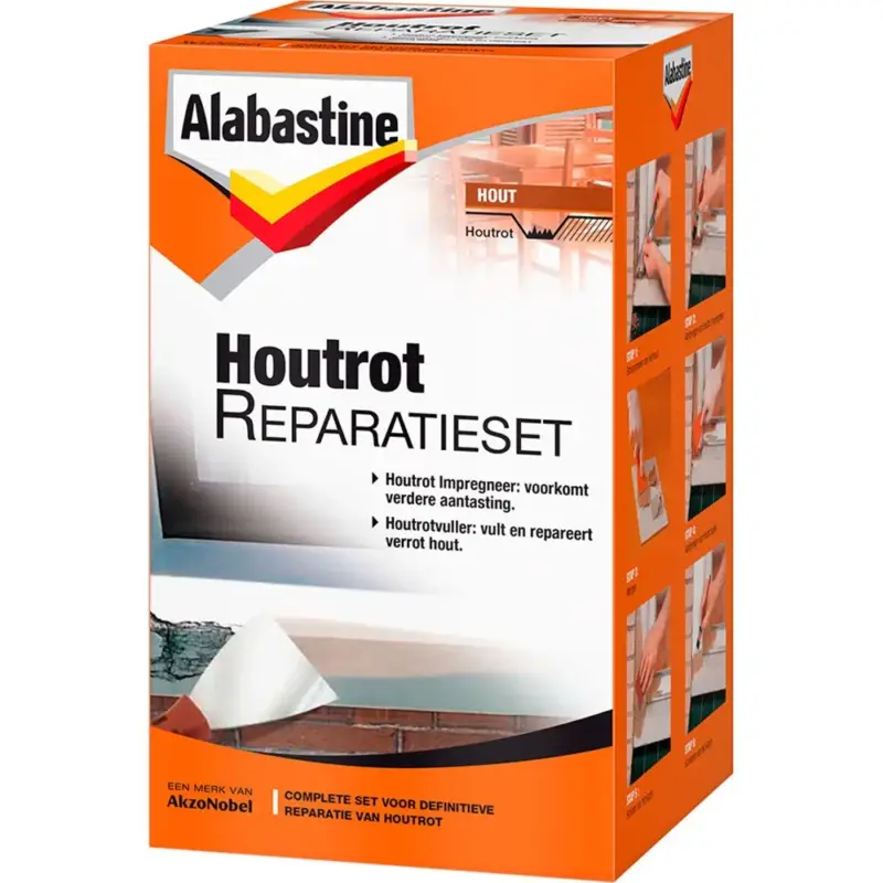 Alabastine Houtrot Reparatieset-500 GR Flitsaanbieding