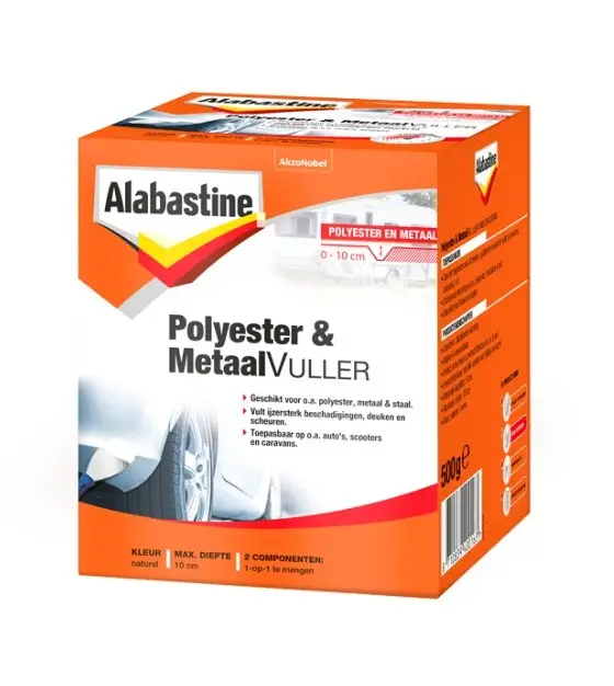 Alabastine Polyester & Metaal Vuller-300 GR Superprijs