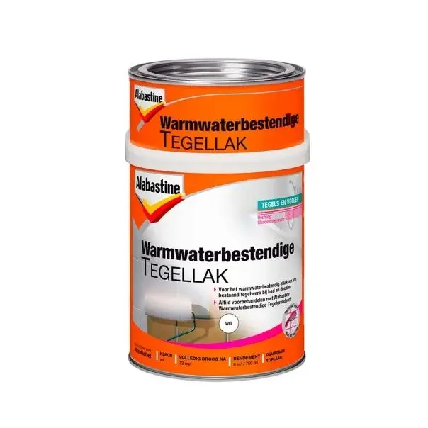 Alabastine Warmwaterbestendige Tegellak-750 ML - Wit Direct Verzonden
