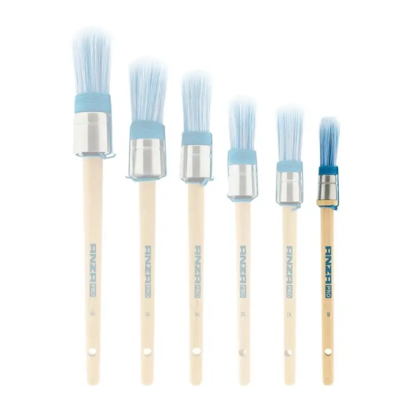 Koop Vandaag Anza Pro Super Soft Ronde Kwast-Maat 8 - 1,7 cm