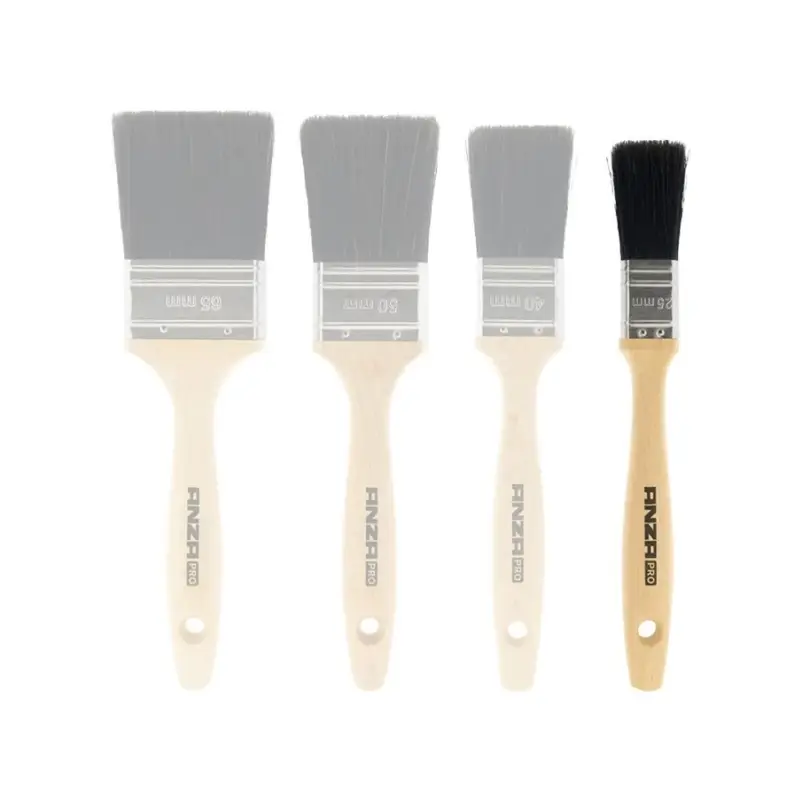 Anza Pro Super Traditional Platte Kwast-1 inch - 2 cm Flitsaanbieding