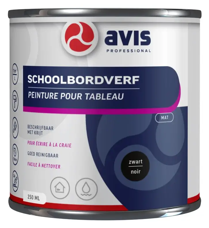 Avis Schoolbordverf Zwart-250 ML Superprijs