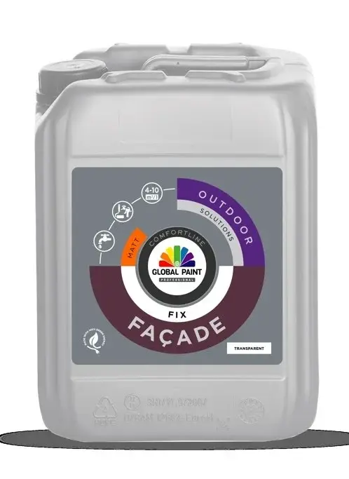 Korting Global Paint Facade Fix | Voorstrijk Binnen & Buiten-1 LTR