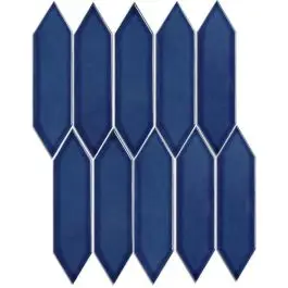 Flitsaanbieding The Mosaic Factory Paris Picket Blue Glossy