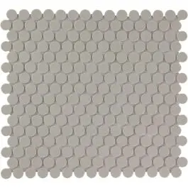 Express Levering The Mosaic Factory London Pennyround Grey 1,9x5,5 cm