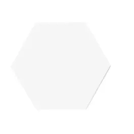 Goedkoop Terre d'Azur Hexagonale Wit 15x17 cm F4