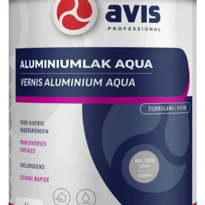 Premium Avis Aluminiumlak Aqua-1 LTR - RAL 9006