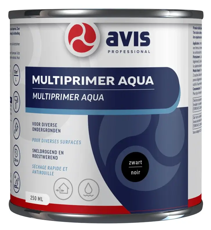 Avis Aqua Multiprimer Zwart-250 ML Speciale Aanbieding