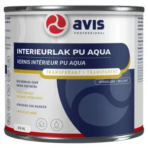 Lage Prijs Avis Interieurlak PU Aqua Hoogglans-500 ML