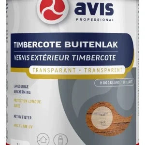 Avis Timbercote Buitenlak Hoogglans Teak-1 LTR Gecertificeerd