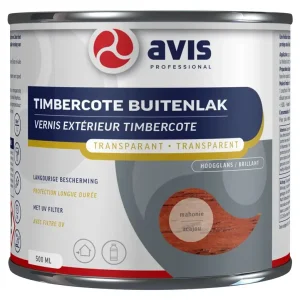 Avis Timbercote Buitenlak Hoogglans Mahonie-500 ML Fabrieksprijs