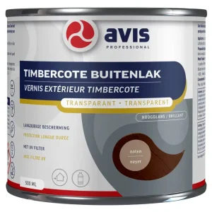 Avis Timbercote Buitenlak Hoogglans Noten-500 ML Merkproduct