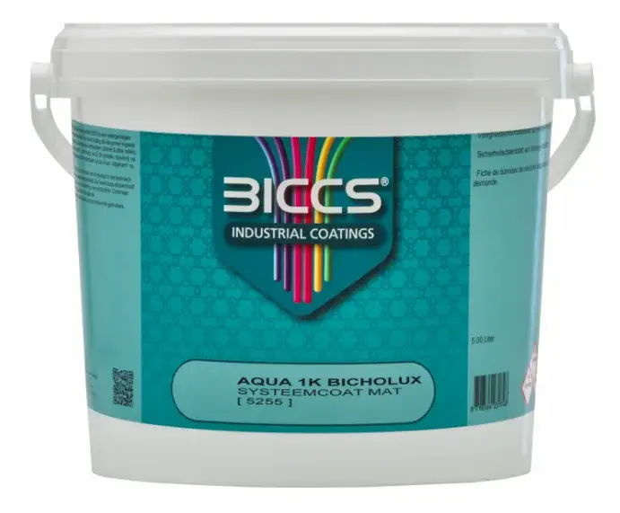 Biccs Bicholux Aqua 1K Systeemcoat Mat-1 LTR - Kleur Nu Kopen