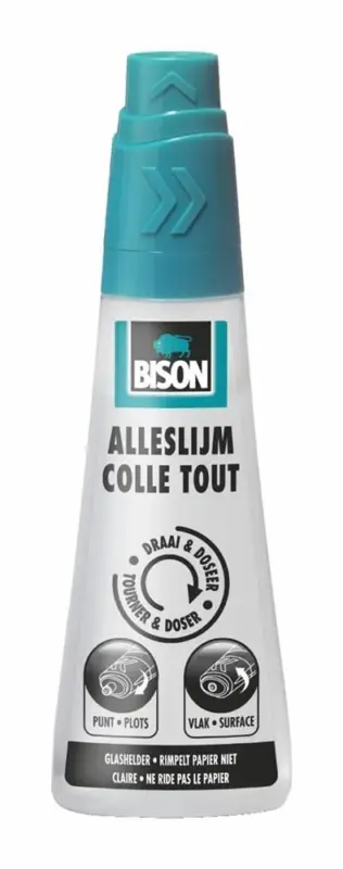Bison Alleslijm Draai&Doseer-90 ML Hoge Kwaliteit