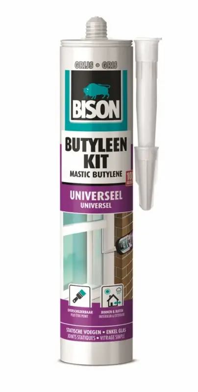 Merkproduct Bison Butyleenkit-300 ML - Grijs