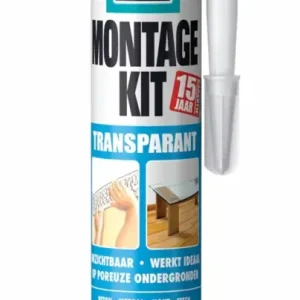Seizoensaanbieding Bison Montagekit Transparant-310 ML