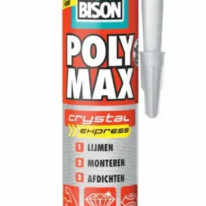 Uitverkoop Bison Polymax Crystal Express-300 GR - Transparant