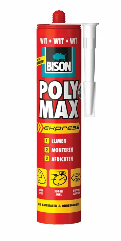 Nu Kopen Bison Polymax Express-425 GR - Wit
