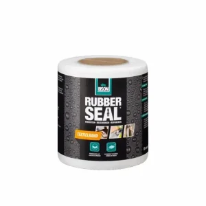 Bison Rubber Seal Textielband-10 mtr x 10 cm - 1 ST Op = Op