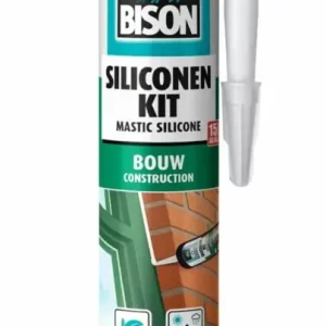Aanbieding Bison Siliconenkit Bouw-300 ML - Transparant