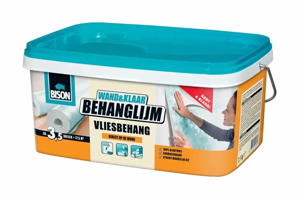 Bison Wand&Klaar Behanglijm Vliesbehang-2,5 KG Beperkt Aanbod
