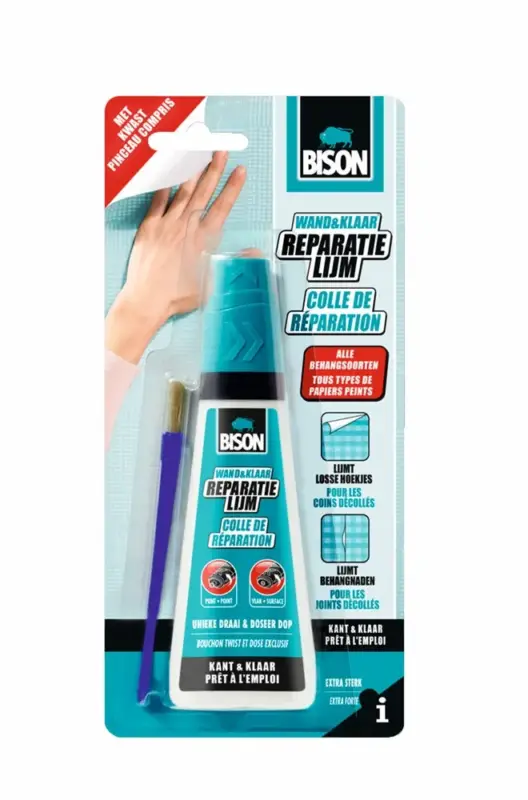 Bison Wand&Klaar Behangreparatielijm-90 ML Alleen Vandaag