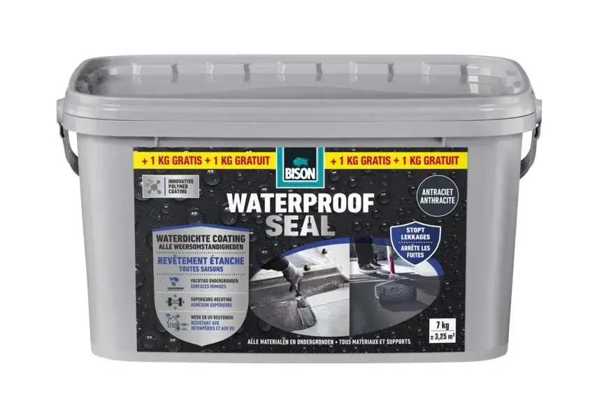 Exclusieve Aanbieding Bison Waterproof Seal Antraciet-7 KG