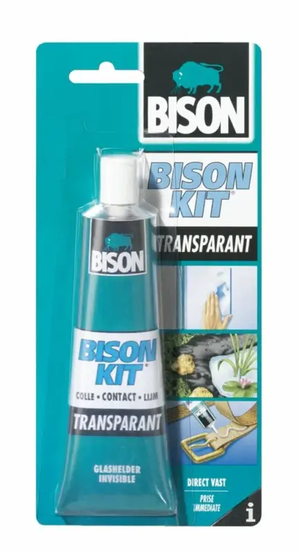 Finale Uitverkoop Bison Kit Contactlijm Transparant-50 ML