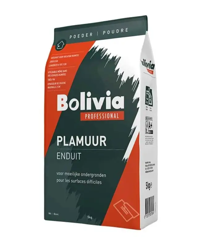 Koopje Bolivia Plamuur Voor Moeilijke Ondergronden-5 KG