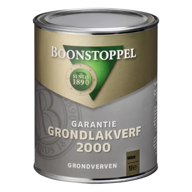 Actieprijs Boonstoppel Garantie Grondlak 2000 | Grondverf Buiten-1 LTR - Wit