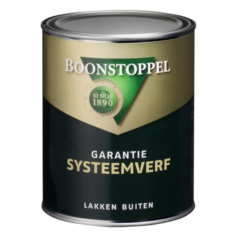 Fabrieksprijs Boonstoppel Garantie Systeemverf | Halfglans Eén-pot-systeem-1 LTR - Wit