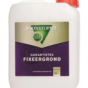 Tijdelijk Beschikbaar Boonstoppel Garantietex Fixeergrond | Voorstrijk Binnen & Buiten-5 LTR - Transparant