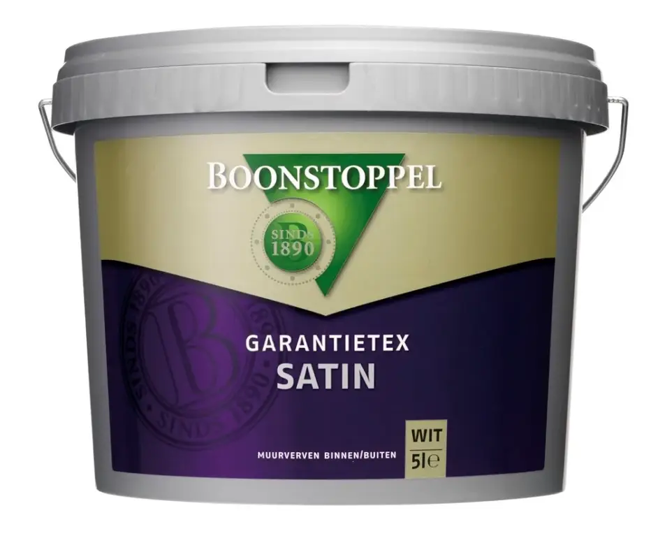Boonstoppel Garantietex Satin | Zijdeglans Muurverf en Plafondverf-10 LTR - Wit Shop Nu