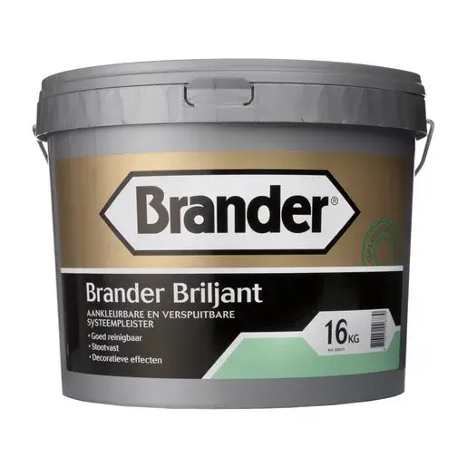 Brander Briljant | Verspuitbare Pleister-16 KG - Wit Rechtstreeks Van De Fabrikant