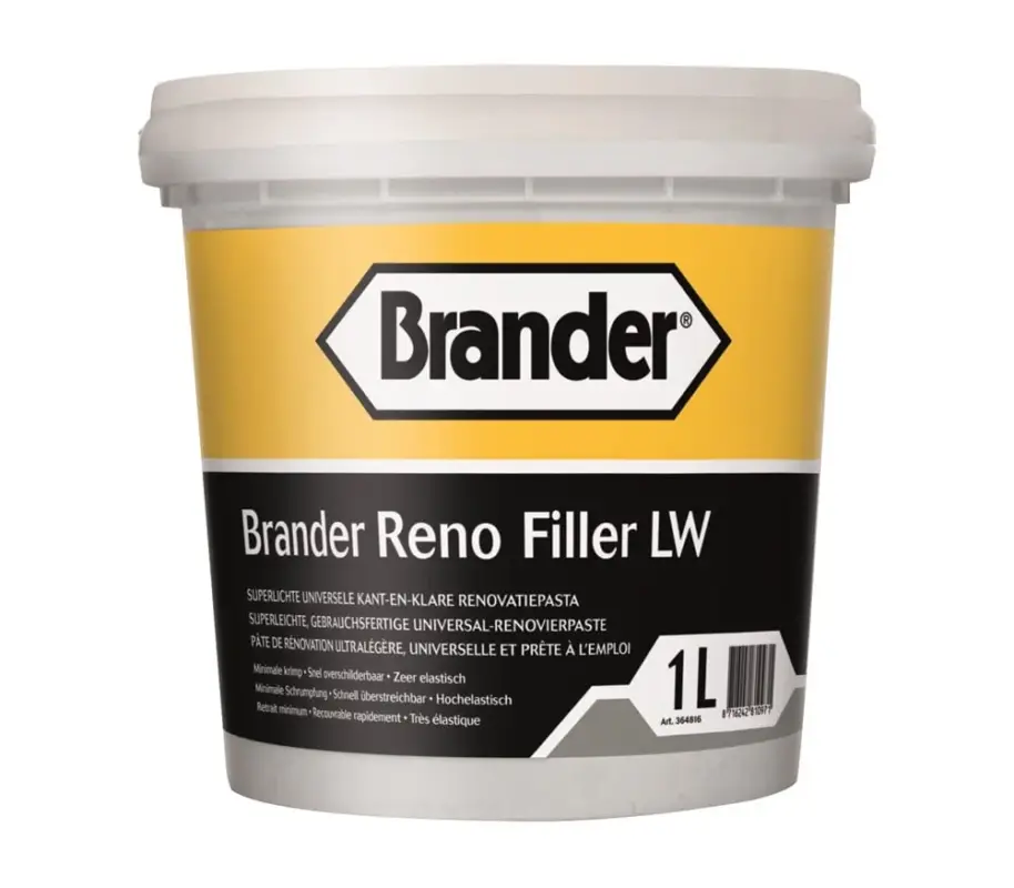 Merkproduct Brander Reno Filler LW | Lichtgewicht Vulmiddel-1 LTR