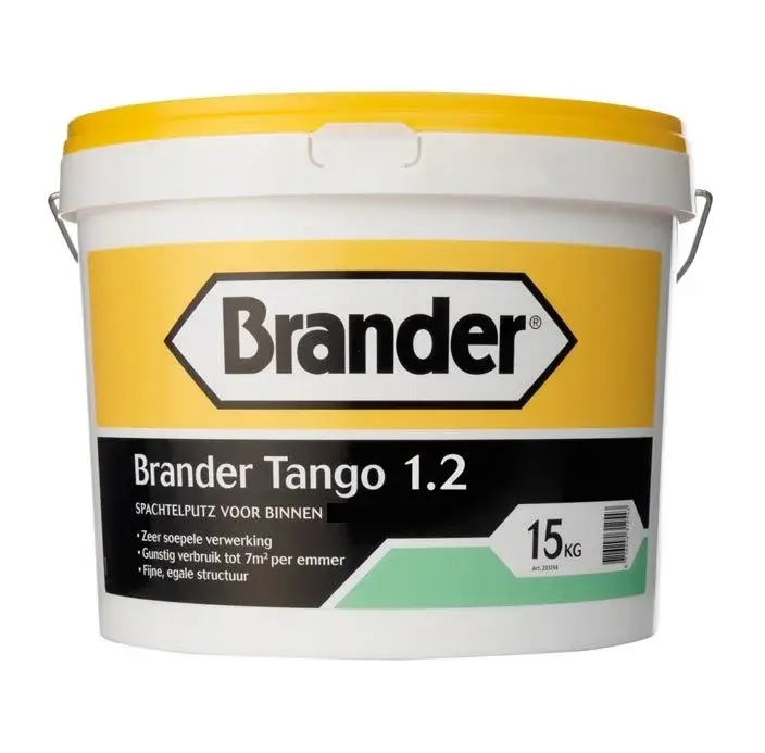 Brander Tango 15 KG | Sierpleister Binnen-1,2 mm - Wit Op = Op