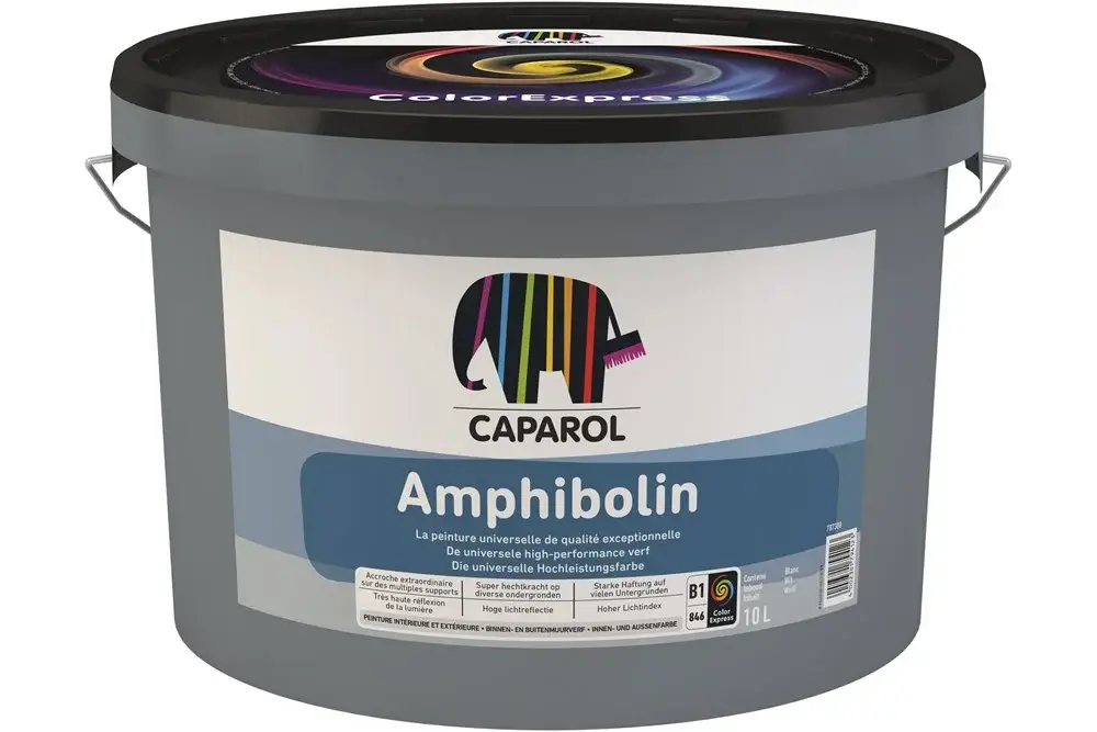 Caparol Amphibolin | Zijdeglans Gevelverf-2,5 LTR - Wit Snelle Levering