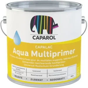 Caparol Capacryl Aqua Multiprimer | Grondverf Binnen & Buiten-2,5 LTR - Wit Meest Verkocht