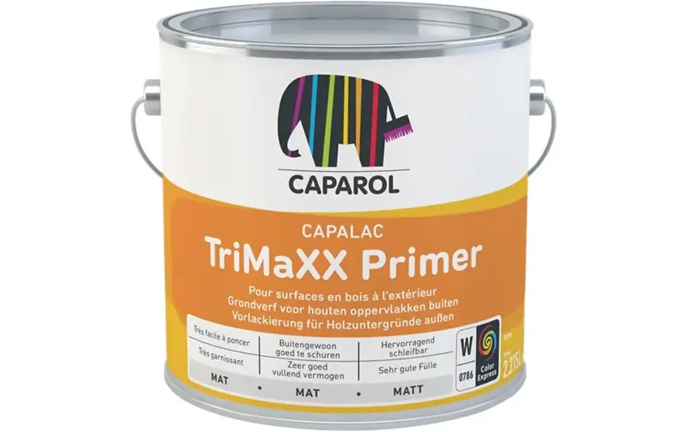 Uitverkoop Caparol Capalac Trimaxx Primer | Grondverf Buiten-1 LTR - Wit