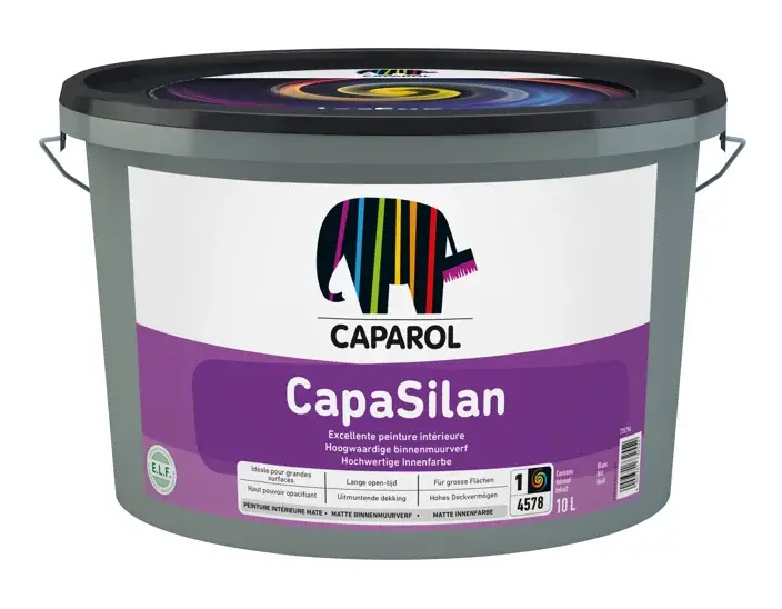 Lage Prijs Caparol Capasilan | Matte Muurverf en Plafondverf-10 LTR - Wit