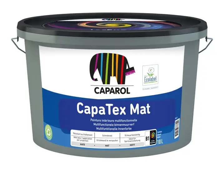 Caparol Capatex Mat | Matte Muurverf en Plafondverf-5 LTR - Wit Aanbieding