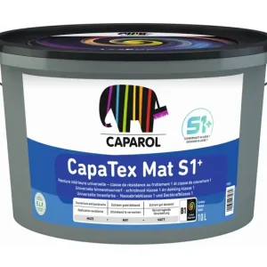Caparol Capatex Mat S1+ | Matte Muurverf en Plafondverf-1,25 LTR - Wit Superprijs